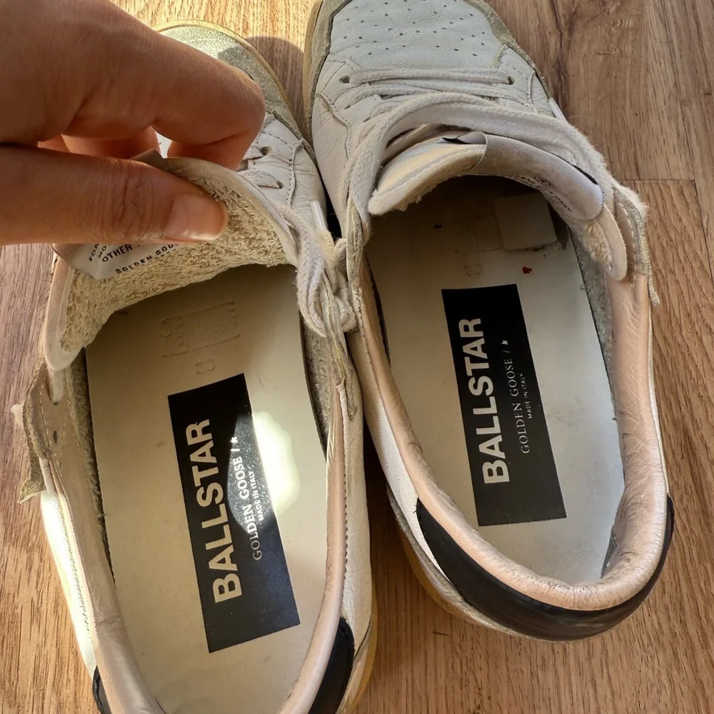 Golden Goose Ball-Star Animal Print Sneakers (size 38) - Picture 6 of 15